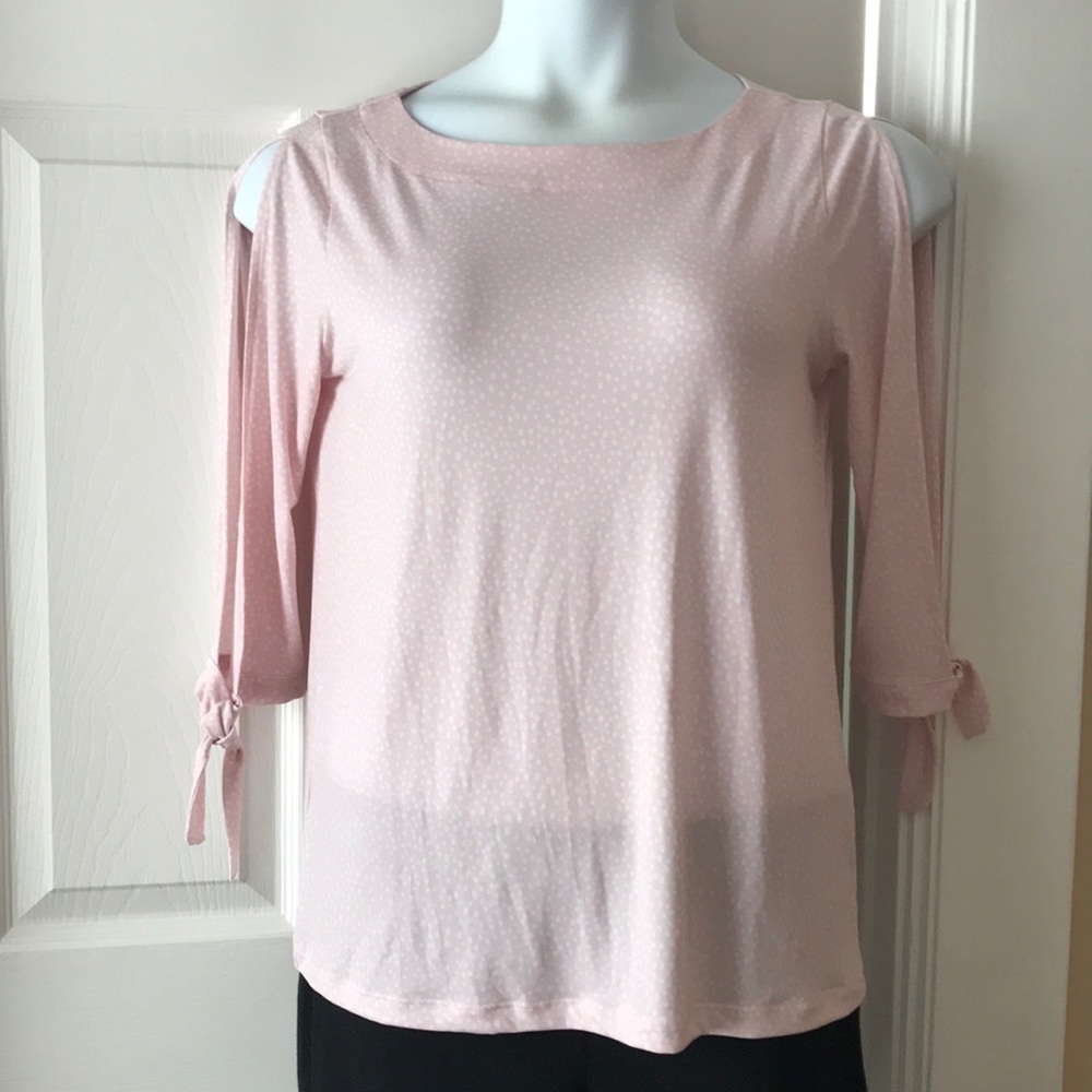 NWOT Banana Republic Factory open sleeve pink top
